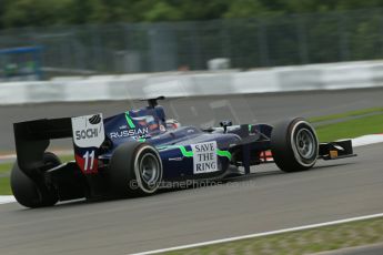 World © Octane Photographic Ltd. GP2 German GP, Nurburgring, Friday 5th July 2013. Practice. Sam Bird – Russian TIME. Digital Ref : 0740lw1d4155