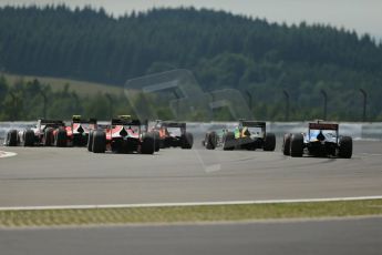 World © Octane Photographic Ltd. GP2 German GP, Nurburgring, 6th July 2013. Race 1. The opening lap action. Digital Ref : 0746lw1d7655