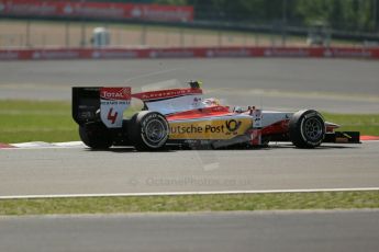 World © Octane Photographic Ltd. GP2 German GP, Nurburgring, 6th July 2013. Race 1. Daniel Abt recovers from a trip into the gravel – ART Grand Prix. Digital Ref : 0746lw1d7685