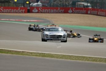 World © Octane Photographic Ltd. GP2 German GP, Nurburgring, 6th July 2013. Race 1. The safety car leads Ericsson, Richelmi and Nasr. Digital Ref : 0746lw1d7711