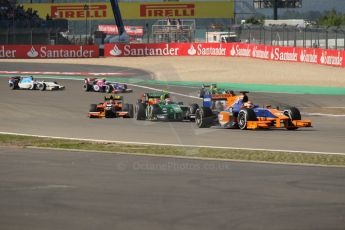World © Octane Photographic Ltd. GP2 German GP, Nurburgring, Sunday 7th July 2013. Race 2. Robin Frijns - Hilmer Motorsport. Digital Ref : 0747lw1d4728