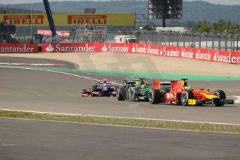 World © Octane Photographic Ltd. GP2 German GP, Nurburgring, Sunday 7th July 2013. Race 2. Julián Leal - Racing Engineering. Digital Ref: 0747lw1d4740