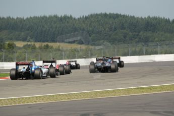 World © Octane Photographic Ltd. GP2 German GP, Nurburgring, Sunday 7th July 2013. Race 2. 1st lap action. Digital Ref : 0747lw1d4748