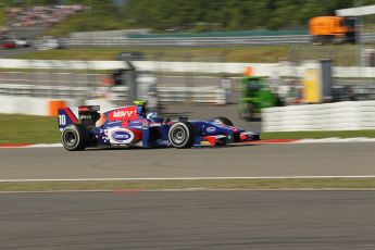World © Octane Photographic Ltd. GP2 German GP, Nurburgring, Sunday 7th July 2013. Race 2. Jolyon Palmer - Carlin. Digital Ref : 0747lw1d4814