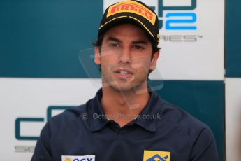 World © Octane Photographic Ltd. GP2 Spain Race 1 Press Conference - 11th May 2013. Felipe Nasr - Carlin. Digital Ref :