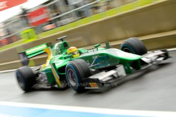 World © Octane Photographic Ltd. GP2 British GP, Silverstone, Friday 28th June 2013. Practice. Sergio Canamasas – EQ8 Caterham Racing. Digital Ref: 0725ce1d6791