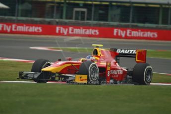 World © Octane Photographic Ltd. GP2 British GP, Silverstone, Friday 28th June 2013. Practice. Fabio Leimer- Racing Engineering. Digital Ref: 0725cj7d0673