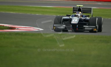 World © Octane Photographic Ltd. GP2 British GP, Silverstone, Friday 28th June 2013. Practice. Tom Dillmann – Russian TIME. Digital Ref : 0725cj7d0676