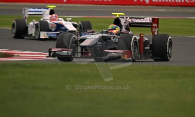 World © Octane Photographic Ltd. GP2 British GP, Silverstone, Friday 28th June 2013. Practice. Kevin Giovesi - Venezuela GP Lazarus. Digital Ref : 0725cj7d0688