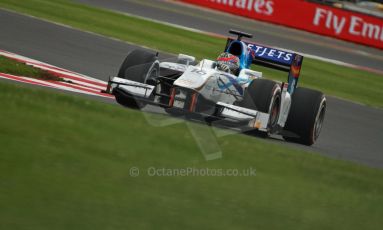 World © Octane Photographic Ltd. GP2 British GP, Silverstone, Friday 28th June 2013. Practice. Jake Rosenzweig - Barwa Addax Team. Digital Ref : 0725cj7d0699