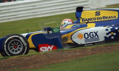 World © Octane Photographic Ltd. GP2 British GP, Silverstone, Friday 28th June 2013. Practice. Felipe Nasr - Carlin. Digital Ref :  0725cj7d0762