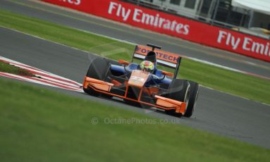 World © Octane Photographic Ltd. GP2 British GP, Silverstone, Friday 28th June 2013. Practice. Robin Frijns - Hilmer Motorsport. Digital Ref : 0725cj7d0765