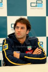 World © Octane Photographic Ltd. GP2 British GP, Silverstone, Friday 28th June 2013. Qualifying press conference. Felipe Nasr - Carlin. Digital Ref :