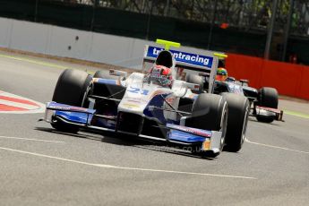 World © Octane Photographic Ltd./Chris Enion. GP2 British GP, Silverstone, Saturday 29th June 2013. Race 1. Kevin Ceccon - Trident Racing. Digital Ref : 0731ce1d8269