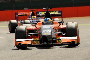 World © Octane Photographic Ltd./Chris Enion. GP2 British GP, Silverstone, Saturday 29th June 2013. Race 1. Adrian Quaife-Hobbs - MP Motorsport. Digital Ref : 0731ce1d8301