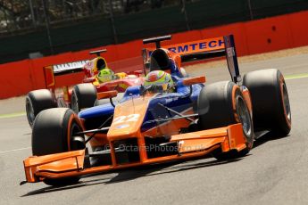 World © Octane Photographic Ltd. GP2 British GP, Silverstone, Saturday 29th June 2013. Race 1. Robin Frijns - Hilmer Motorsport. Digital Ref : 0731ce1d8306