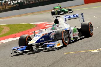 World © Octane Photographic Ltd./Chris Enion. GP2 British GP, Silverstone, Saturday 29th June 2013. Race 1. Nathanaël Berthon - Trident Racing. Digital Ref : 0731ce1d8328