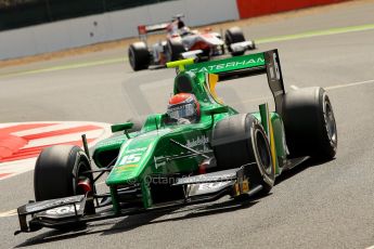 World © Octane Photographic Ltd./Chris Enion. GP2 British GP, Silverstone, Saturday 29th June 2013. Race 1. Alexander Rossi – EQ8 Caterham Racing..Digital Ref : 0731ce1d8333