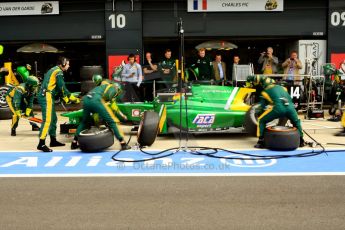 World © Octane Photographic Ltd./Chris Enion. GP2 British GP, Silverstone, Saturday 29th June 2013. Race 1. Sergio Canamasas – EQ8 Caterham Racing. Digital Ref: 0731ce1d8524