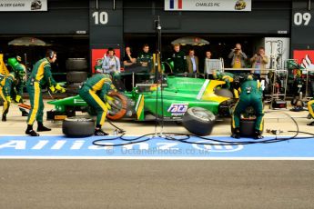 World © Octane Photographic Ltd./Chris Enion. GP2 British GP, Silverstone, Saturday 29th June 2013. Race 1. Sergio Canamasas – EQ8 Caterham Racing. Digital Ref: 0731ce1d8526