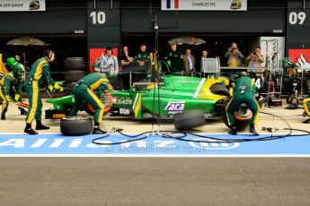 World © Octane Photographic Ltd./Chris Enion. GP2 British GP, Silverstone, Saturday 29th June 2013. Race 1. Sergio Canamasas – EQ8 Caterham Racing. Digital Ref: 0731ce1d8527