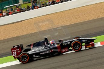 World © Octane Photographic Ltd./Chris Enion. GP2 British GP, Silverstone, Saturday 29th June 2013. Race 1. Rene Binder - Venezuela GP Lazarus. Digital Ref : 0731ce1d8684