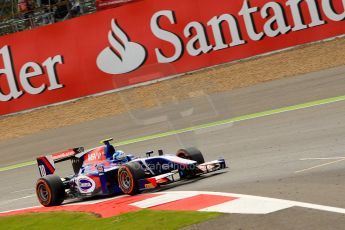 World © Octane Photographic Ltd./Chris Enion. GP2 British GP, Silverstone, Saturday 29th June 2013. Race 1. Jolyon Palmer - Carlin. Digital Ref : 0731ce1d8711