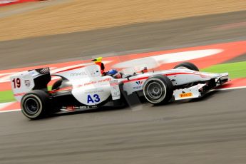 World © Octane Photographic Ltd./Chris Enion. GP2 British GP, Silverstone, Saturday 29th June 2013. Race 1. Simon Trummer – Rapax. Digital Ref : 0731ce1d8738