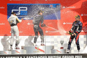 World © Octane Photographic Ltd./Chris Enion. GP2 British GP, Silverstone, Saturday 29th June 2013. Race 1. Sam Bird – Russian TIME. Digital Ref : 0731ce1d8844