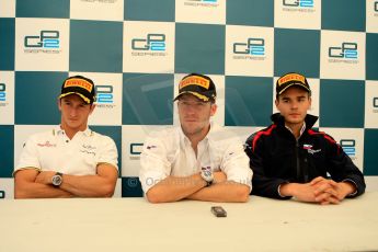 World © Octane Photographic Ltd./Chris Enion. GP2 British GP, Silverstone, Saturday 29th June 2013. Press Conference. Sam Bird – Russian TIME. Digital Ref : 0731ce1d8990