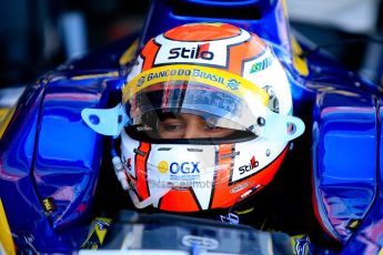 World © Octane Photographic Ltd./Chris Enion. GP2 British GP, Silverstone, Sunday 30th June 2013. Race 2 Felipe Nasr - Carlin. Digital Ref : 0732ce1d9304