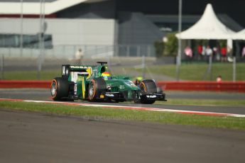 World © Octane Photographic Ltd. GP2 British GP, Silverstone, Sunday 30th June 2013. Race 2 Sergio Canamasas – EQ8 Caterham Racing. Digital Ref : 0732lw1d1742