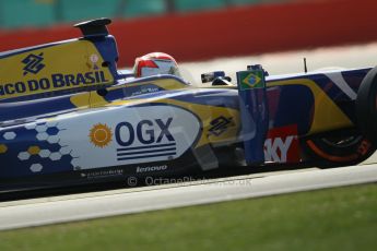 World © Octane Photographic Ltd. GP2 British GP, Silverstone, Sunday 30th June 2013. Race 2 Felipe Nasr - Carlin. Digital Ref : 0732lw1d1787