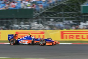 World © Octane Photographic Ltd. GP2 British GP, Silverstone, Sunday 30th June 2013. Race 2 race winner Jon Lancaster - Hilmer Motorsport. Digital Ref :