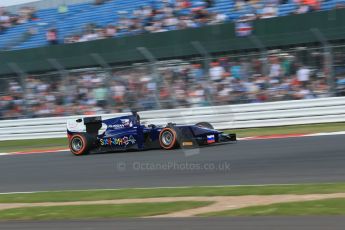 World © Octane Photographic Ltd. GP2 British GP, Silverstone, Sunday 30th June 2013. Race 2 Sam Bird – Russian TIME. Digital Ref : 0732lw1d1918