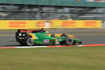 World © Octane Photographic Ltd. GP2 British GP, Silverstone, Sunday 30th June 2013. Race 2 Sergio Canamasas – EQ8 Caterham Racing and Marcus Ericsson - DAMS. Digital Ref: 0732lw1d2133