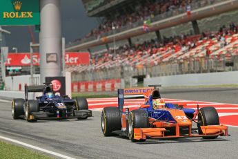 World © Octane Photographic Ltd. GP2 Spanish GP, Circuit de Catalunya, Saturday 11th May 2013. Qualifying. Robin Frijns - Hilmer Motorsport. Digital Ref : 0662cb1d9613