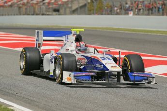 World © Octane Photographic Ltd. GP2 Spanish GP, Circuit de Catalunya, Saturday 11th May 2013. Qualifying. Nathanaël Berthon - Trident Racing. Digital Ref :0662cb1d9620