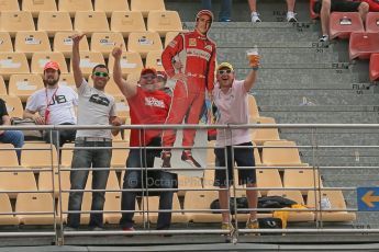 World © Octane Photographic Ltd. GP2 Spanish GP, Circuit de Catalunya, Friday 10th May 2013. Qualifying. Ferrari Fans. Digital Ref : 0662cb1d9672