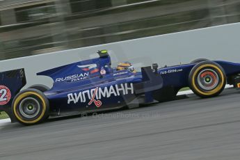 World © Octane Photographic Ltd. GP2 Spanish GP, Circuit de Catalunya, Saturday 11th May 2013. Qualifying. Tom Dillmann– Russian TIME. Digital Ref : 0662cb1d9793