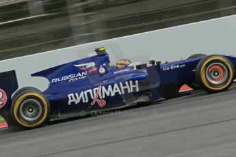 World © Octane Photographic Ltd. GP2 Spanish GP, Circuit de Catalunya, Saturday 11th May 2013. Qualifying. Tom Dillmann– Russian TIME. Digital Ref : 0662cb1d9851