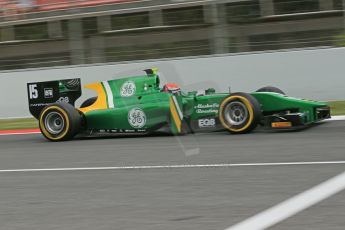 World © Octane Photographic Ltd. GP2 Spanish GP, Circuit de Catalunya, Saturday 11th May 2013. Qualifying. Alexander Rossi – Caterham. Digital Ref : 0662cb1d9888