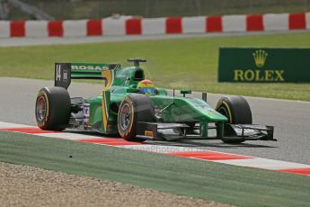 World © Octane Photographic Ltd. GP2 Spanish GP, Circuit de Catalunya, Saturday 11th May 2013. Qualifying. Sergio Canamasas– Caterham. Digital Ref : 0662cb1d9910