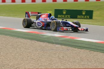 World © Octane Photographic Ltd. GP2 Spanish GP, Circuit de Catalunya, Friday 10th May 2013. Qualifying. Jolyon Palmer - Carlin. Digital Ref : 0662cb1d9951