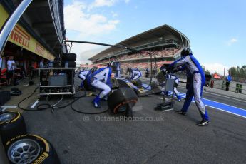 World © Octane Photographic Ltd. GP2 Spanish GP, Circuit de Catalunya, Saturday 11th May 2013. Race 1. Felipe Nasr - Carlin. Digital Ref : 0666cb1d1557