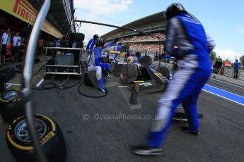 World © Octane Photographic Ltd. GP2 Spanish GP, Circuit de Catalunya, Saturday 11th May 2013. Race 1. Felipe Nasr - Carlin. Digital Ref : 0666cb1d1598