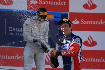 World © Octane Photographic Ltd. GP2 Spanish GP, Circuit de Catalunya, Saturday 11th May 2013. Race 1. Jolyon Palmer - Carlin. Digital Ref : 0666cb1d1775