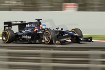 World © Octane Photographic Ltd. GP2 Spanish GP, Circuit de Catalunya, Saturday 11th May 2013. Race 1. Rene Binder - Venezuela GP Lazarus. Digital Ref : 0666cb7d9218