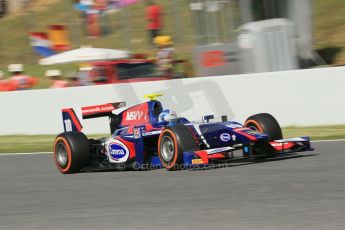 World © Octane Photographic Ltd. GP2 Spanish GP, Circuit de Catalunya, Sunday 12th May 2013. GP2 Race 2. Jolyon Palmer - Carlin. Digital Ref : 0670cb1d2193