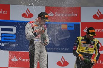 World © Octane Photographic Ltd. GP2 Spanish GP, Circuit de Catalunya, Sunday 12th May 2013. GP2 Race 2. Stefano Coletti – Rapax, Robin Frijns - Hilmer Motorsport and Felipe Nasr - Carlin. Digital Ref : 0670cb1d2372